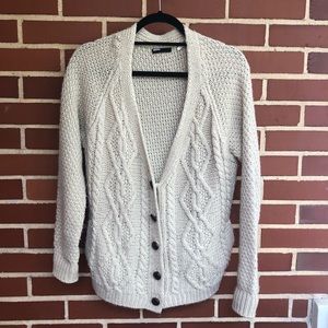 Oatmeal BDG cardigan- small